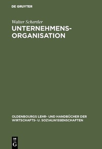 Abbildung von: Unternehmensorganisation - De Gruyter Oldenbourg