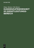 Cover: Kundenzufriedenheit im Dienstleistungsbereich - De Gruyter Oldenbourg