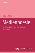 Cover: Medienpoesie - J.B. Metzler