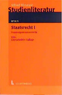 Bild vergrößern Bild: Staatsrecht - Luchterhand