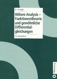 Abbildung von: Höhere Analysis - Funktionentheorie und gewöhnliche Differentialgleichungen - De Gruyter Oldenbourg