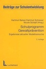 Cover: Schulprogramm Gewaltprävention - Luchterhand