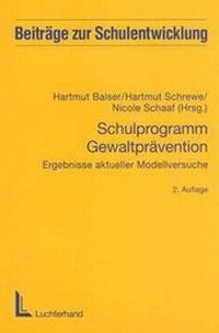 Enlarge image Cover: Schulprogramm Gewaltprävention - Luchterhand