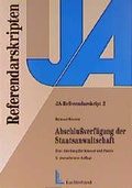 Cover: Abschlussverf&uuml;gung der Staatsanwaltschaft - Luchterhand