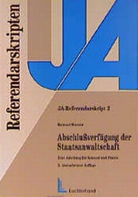 Enlarge image Cover: Abschlussverfügung der Staatsanwaltschaft - Luchterhand