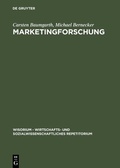 Cover: Marketingforschung - De Gruyter Oldenbourg