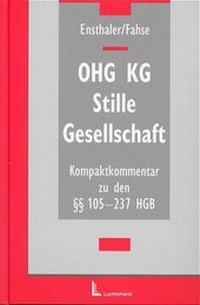 Abbildung von: OHG - KG - Stille Gesellschaft - Luchterhand