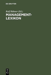 Abbildung von: Management-Lexikon - De Gruyter Oldenbourg