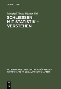 Abbildung von: Schließen mit Statistik - Verstehen - De Gruyter Oldenbourg