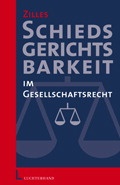 Abbildung von: Schiedsgerichtsbarkeit im Gesellschaftsrecht - Luchterhand