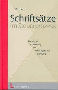 Abbildung von: Schriftsätze im Steuerprozess - Luchterhand