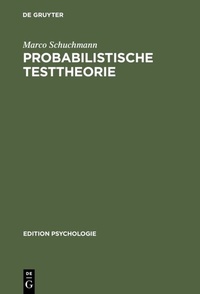 Abbildung von: Probabilistische Testtheorie - De Gruyter Oldenbourg