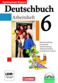 Cover: Deutschbuch Gymnasium - Bayern / 6. Jahrgangsstufe - Arbeitsheft mit L&ouml;sungen und &Uuml;bungs-CD-ROM - Cornelsen Verlag