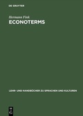 Cover: ECONOTERMS - De Gruyter Oldenbourg