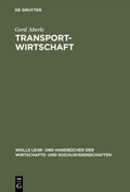 Cover: Transportwirtschaft - De Gruyter Oldenbourg