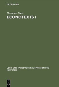 Enlarge image Cover: EconoTexts I - De Gruyter Oldenbourg