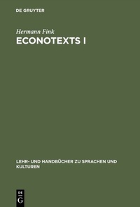 Enlarge image Cover: EconoTexts I - De Gruyter Oldenbourg