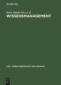 Cover: Wissensmanagement - De Gruyter Oldenbourg