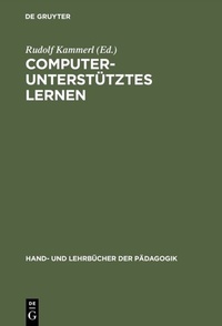 Enlarge image Cover: Computerunterstütztes Lernen - De Gruyter Oldenbourg