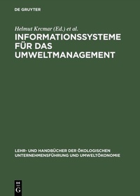 Enlarge image Cover: Informationssysteme für das Umweltmanagement - De Gruyter Oldenbourg