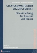 Cover: Staatsanwaltlicher Sitzungsdienst - Luchterhand