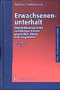 Cover: Erwachsenenunterhalt - Luchterhand