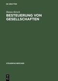 Cover: Besteuerung von Gesellschaften - De Gruyter Oldenbourg