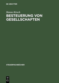 Abbildung von: Besteuerung von Gesellschaften - De Gruyter Oldenbourg