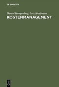 Cover: Kostenmanagement - De Gruyter Oldenbourg