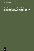 Cover: Kostenmanagement - De Gruyter Oldenbourg
