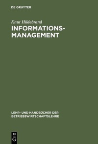Enlarge image Cover: Informationsmanagement - De Gruyter Oldenbourg