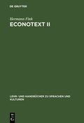 Cover: Econotext II - De Gruyter Oldenbourg