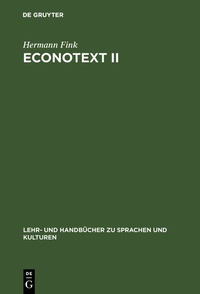 Enlarge image Cover: Econotext II - De Gruyter Oldenbourg