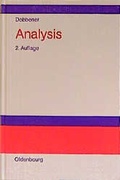 Cover: Analysis - De Gruyter Oldenbourg