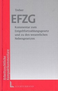 Abbildung von: Entgeltfortzahlungsgesetz (EFZG) - Luchterhand