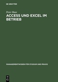 Cover: Access und Excel im Betrieb - De Gruyter Oldenbourg