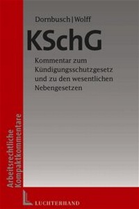 Abbildung von: Kündigungsschutzgesetz (KSchG) - Luchterhand