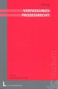 Cover: Verfassungsprozessrecht - Luchterhand