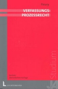 Abbildung von: Verfassungsprozessrecht - Luchterhand