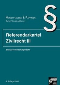 Abbildung von: Referendarkartei Zivilrecht III - Luchterhand