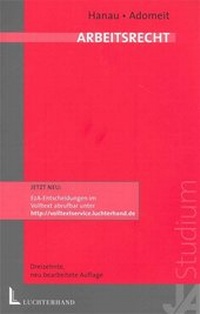 Enlarge image Cover: Arbeitsrecht - Luchterhand