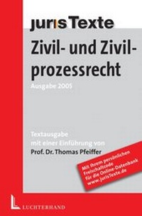 Enlarge image Cover: Zivil- und Zivilprozessrecht - Luchterhand