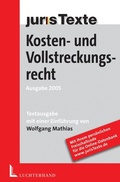 Cover: Kosten- und Vollstreckungsrecht - Luchterhand