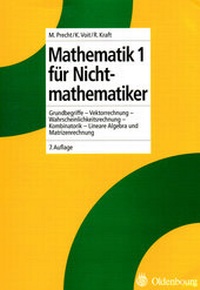 Abbildung von: Mathematik 1 für Nichtmathematiker - Oldenbourg Wissenschaftsverlag