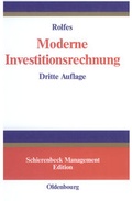 Cover: Moderne Investitionsrechnung - Oldenbourg Wissenschaftsverlag