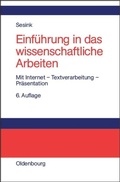 Cover: Einf&uuml;hrung in das wissenschaftliche Arbeiten - De Gruyter Oldenbourg