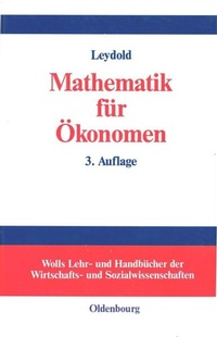 Enlarge image Cover: Mathematik für Ökonomen - De Gruyter Oldenbourg