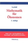 Cover: Mathematik für Ökonomen - De Gruyter Oldenbourg