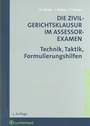 Bild: Die Zivilgerichtsklausur im Assessorexamen - Luchterhand
