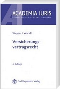 Abbildung von: Versicherungsvertragsrecht - Luchterhand
